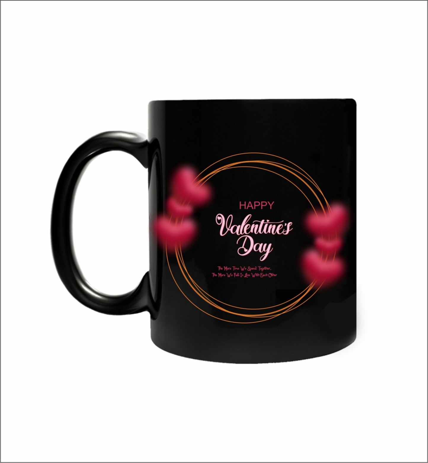 Love / Valentine's day Coffee Mug 300 Ml ( Black and White)
