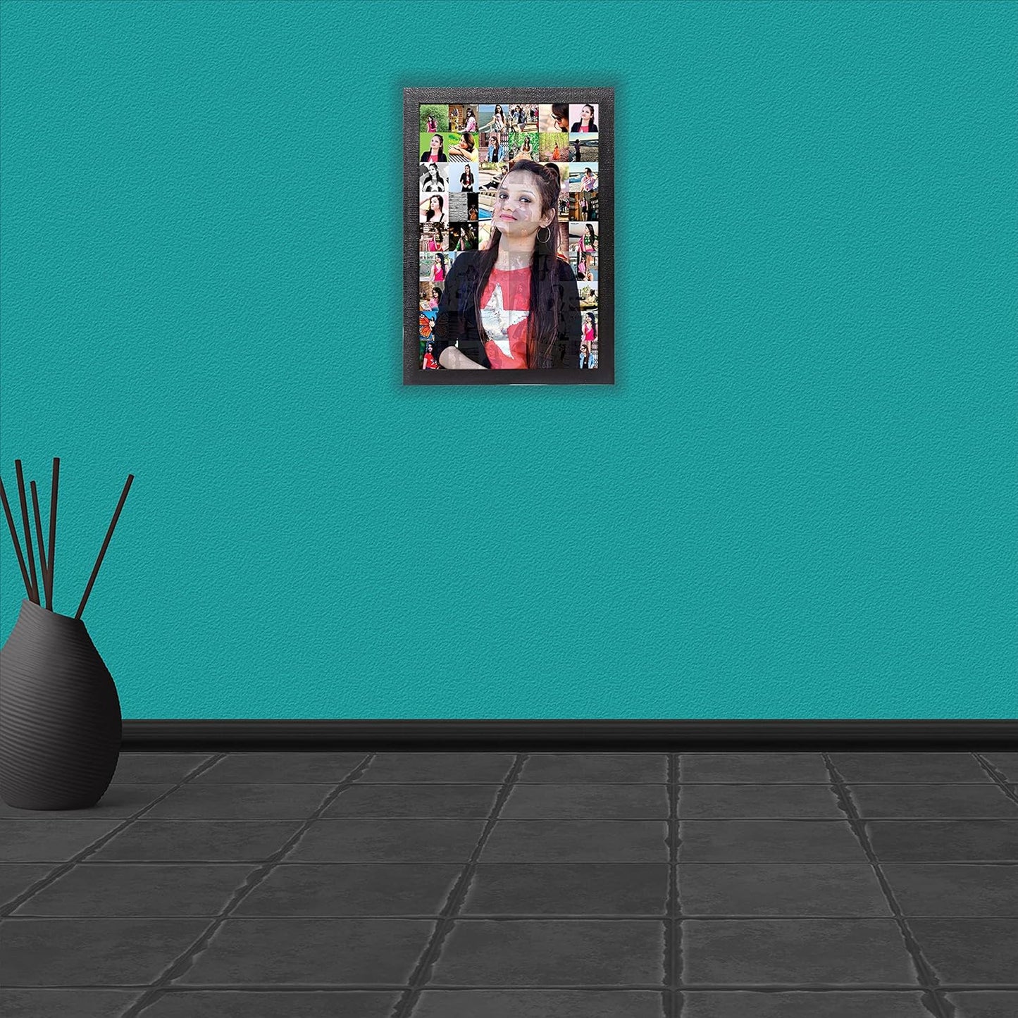 Chitransh - Photo Frame Collage - Mosaic Art, Best Gift for Birthday, Anniversary & all occassion - Wooden Frame - Available in 4 Sizes