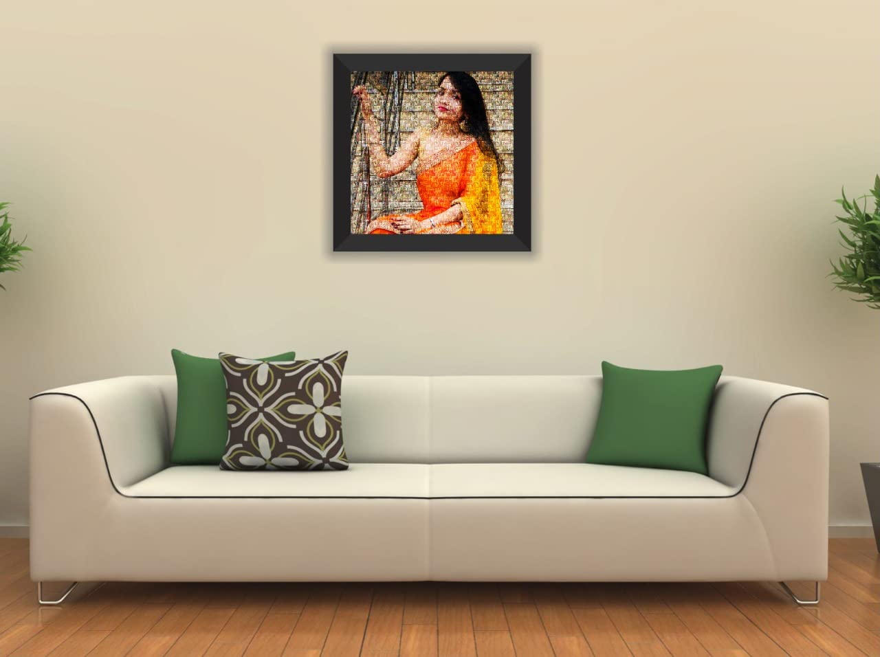 Chitransh - Photo Frame Collage - Mosaic Art, Best Gift for Birthday, Anniversary & all occassion - Wooden Frame - Available in 4 Sizes