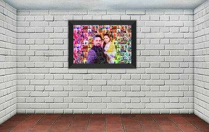 Chitransh - Photo Frame Collage - Mosaic Art, Best Gift for Birthday, Anniversary & all occassion - Wooden Frame - Available in 4 Sizes