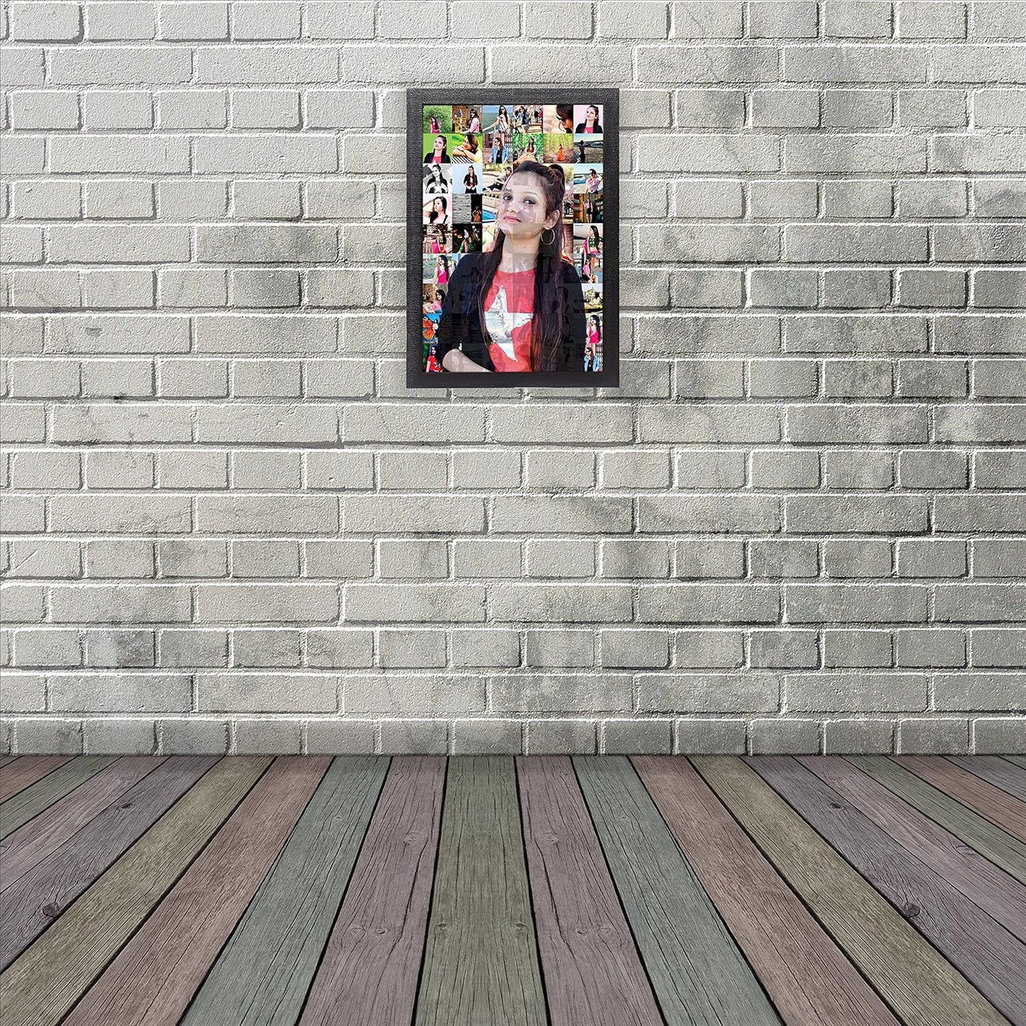 Chitransh - Photo Frame Collage - Mosaic Art, Best Gift for Birthday, Anniversary & all occassion - Wooden Frame - Available in 4 Sizes