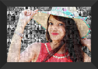 Personalized Mosaic Photo Frame / Customized Photo Collage