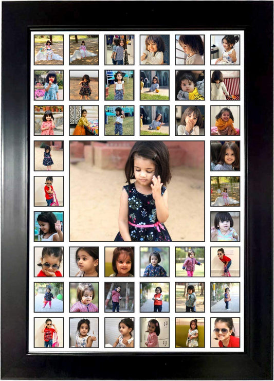 Photo Collage Frame With 43 Photos With 1 Center Photos