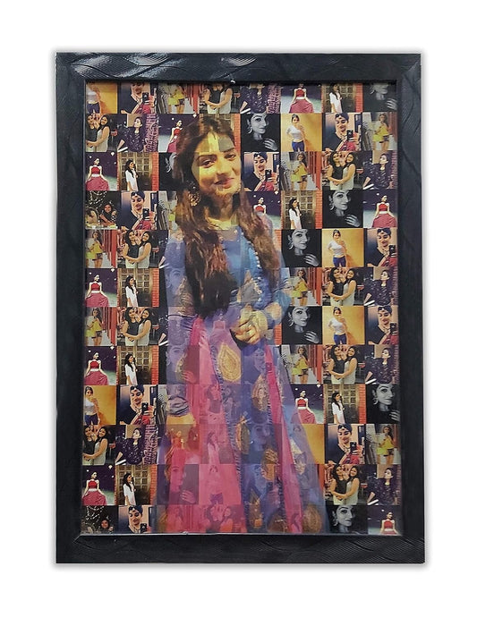 Chitransh - Photo Frame Collage - Mosaic Art, Best Gift for Birthday, Anniversary & all occassion - Wooden Frame - Available in 4 Sizes