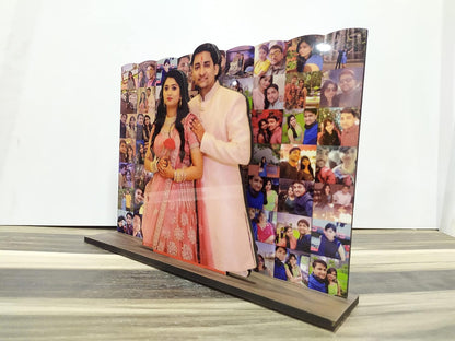 Photo Standy (7.5 x 10.5 inch, Multicolour) Table Top