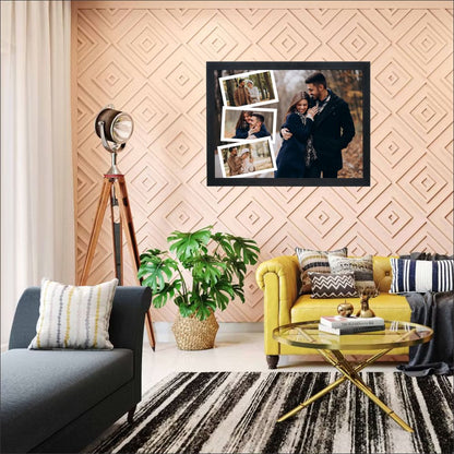 Personalized Photo Collage (4 Photos) Size 14x10 inches