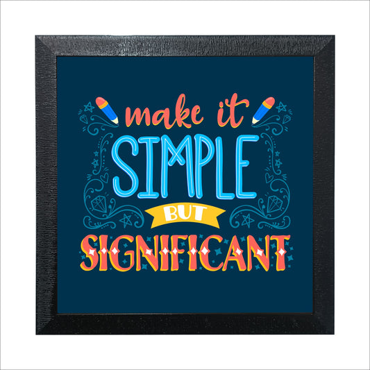 Motivational Quotes Frames (Size 13x13 inches)