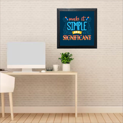 Motivational Quotes Frames (Size 13x13 inches)