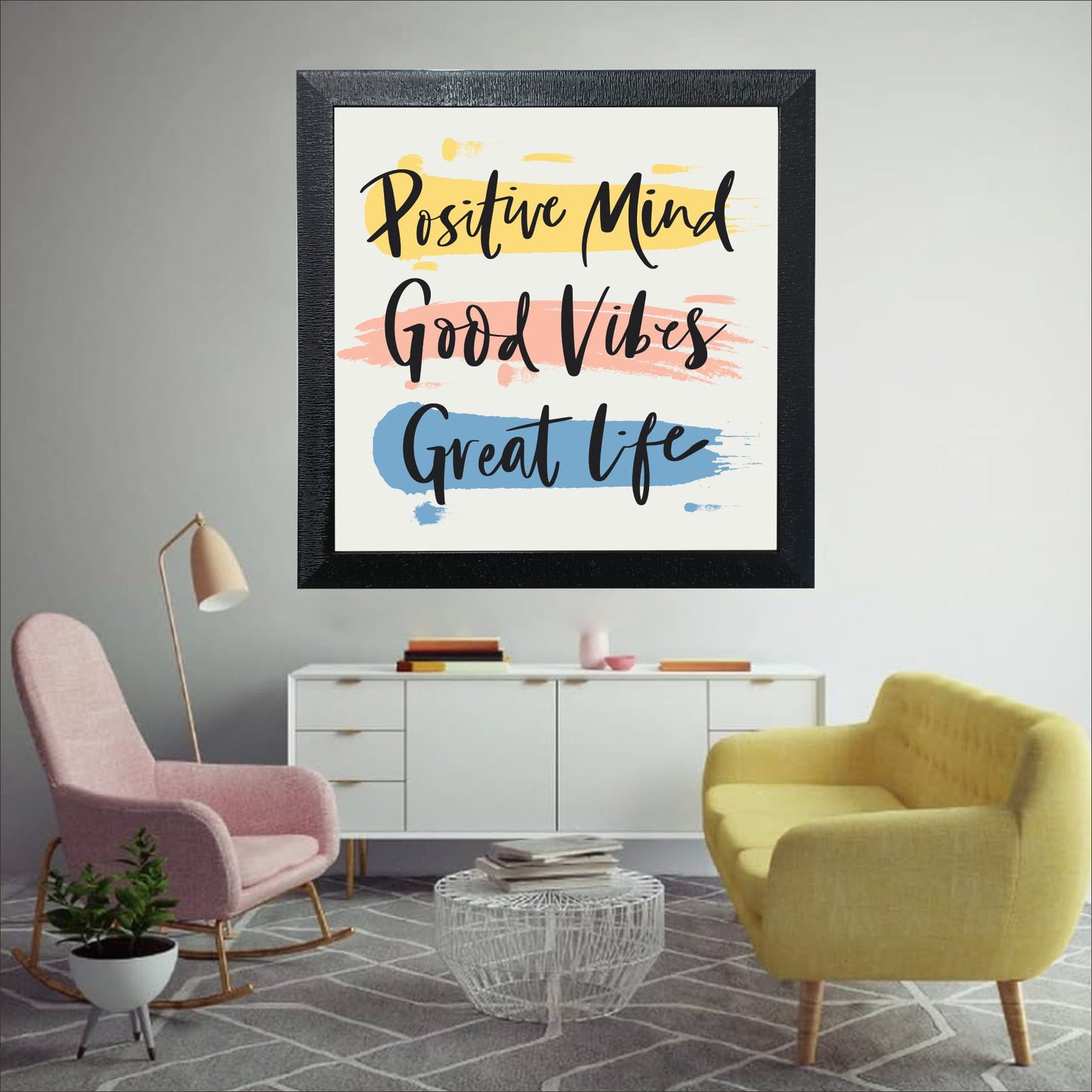 Motivational Quotes Frames (Size 13x13 inches)