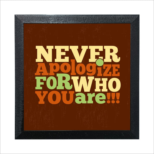 Motivational Quotes Frames (Size 13x13 inches)
