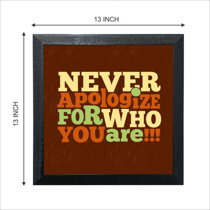 Motivational Quotes Frames (Size 13x13 inches)