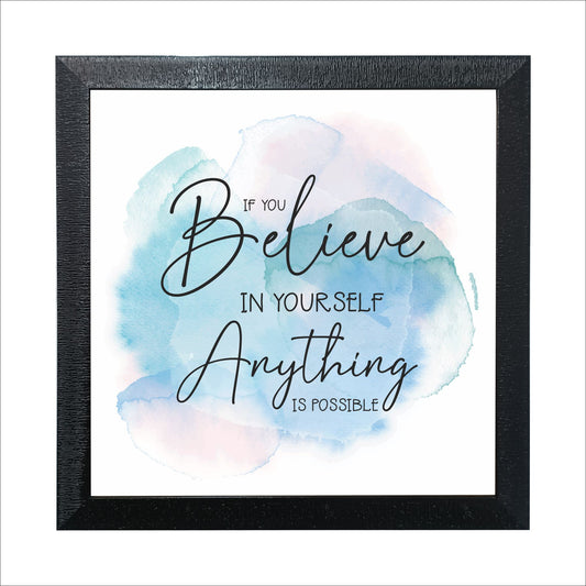 Motivational Quotes Frames (Size 13x13 inches)