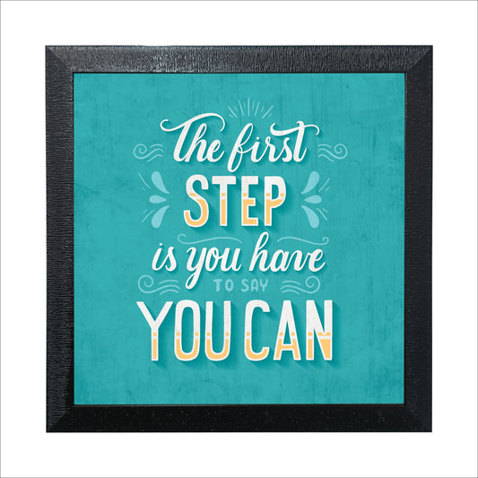 Motivational Quotes Frames (Size 13x13 inches)