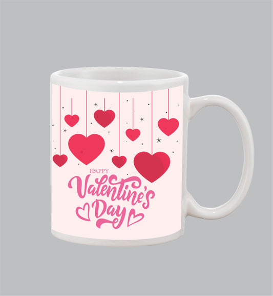 Valentine's day Love Coffee Mug 300 Ml ( Black and White )