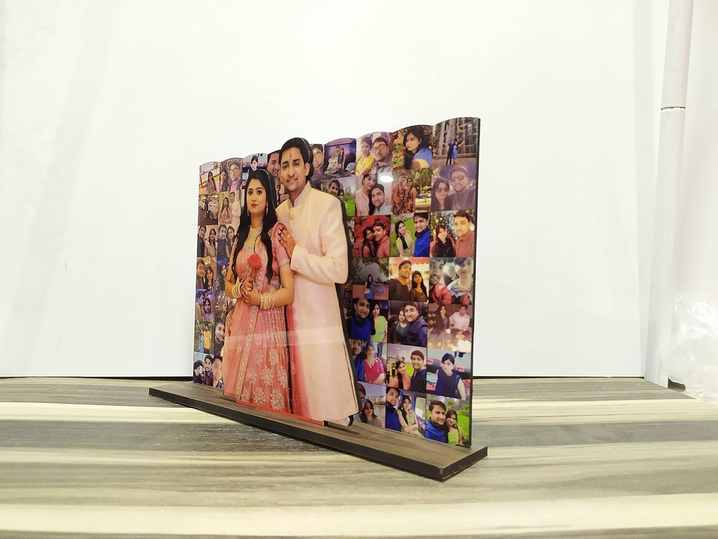 Photo Standy (7.5 x 10.5 inch, Multicolour) Table Top
