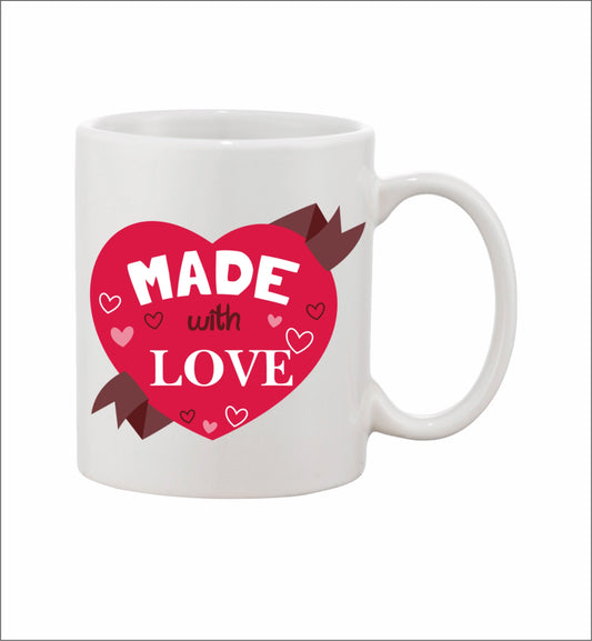 Made With Love Valentine's Day Coffee Mug for your loved ones